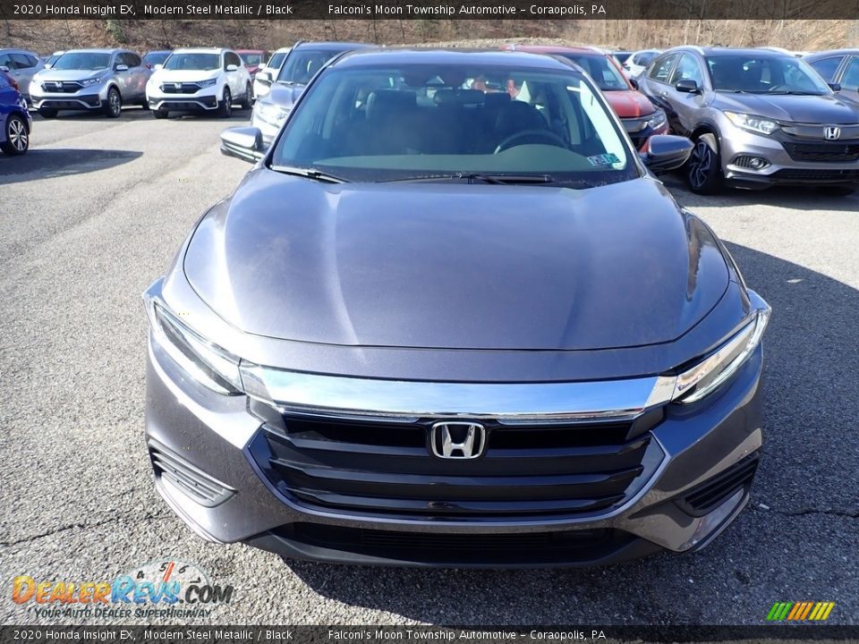 2020 Honda Insight EX Modern Steel Metallic / Black Photo #7