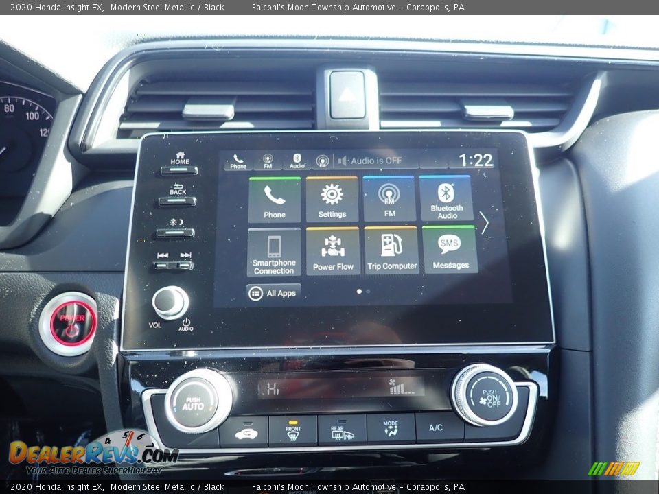 2020 Honda Insight EX Modern Steel Metallic / Black Photo #14