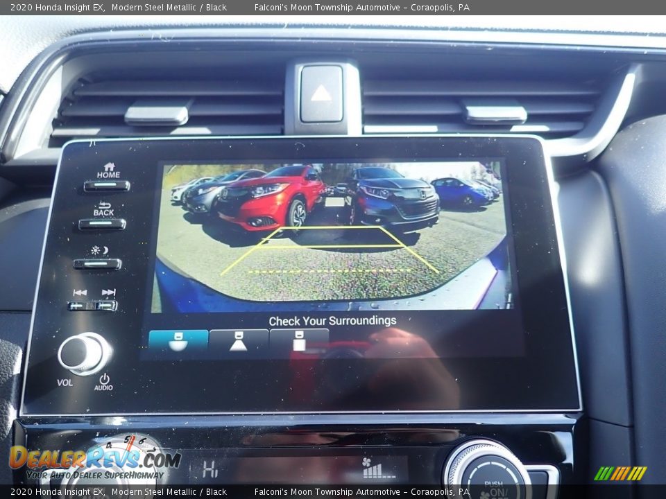 2020 Honda Insight EX Modern Steel Metallic / Black Photo #15