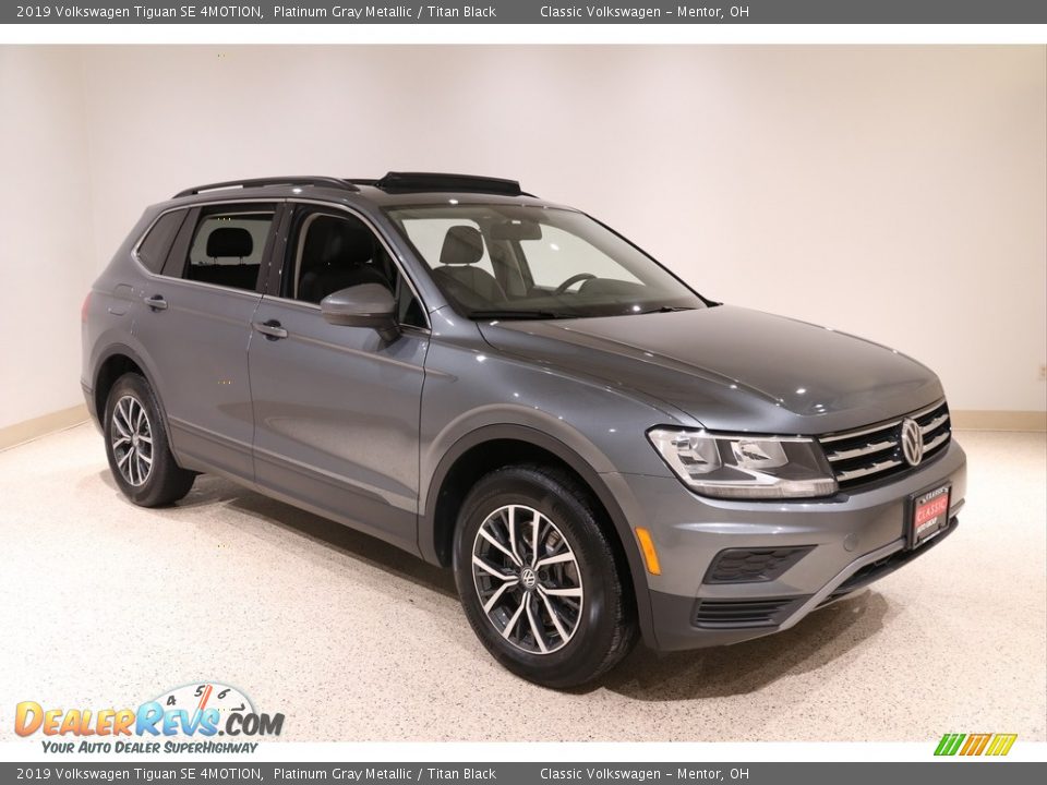 2019 Volkswagen Tiguan SE 4MOTION Platinum Gray Metallic / Titan Black Photo #1