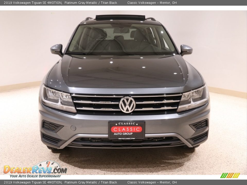 2019 Volkswagen Tiguan SE 4MOTION Platinum Gray Metallic / Titan Black Photo #2