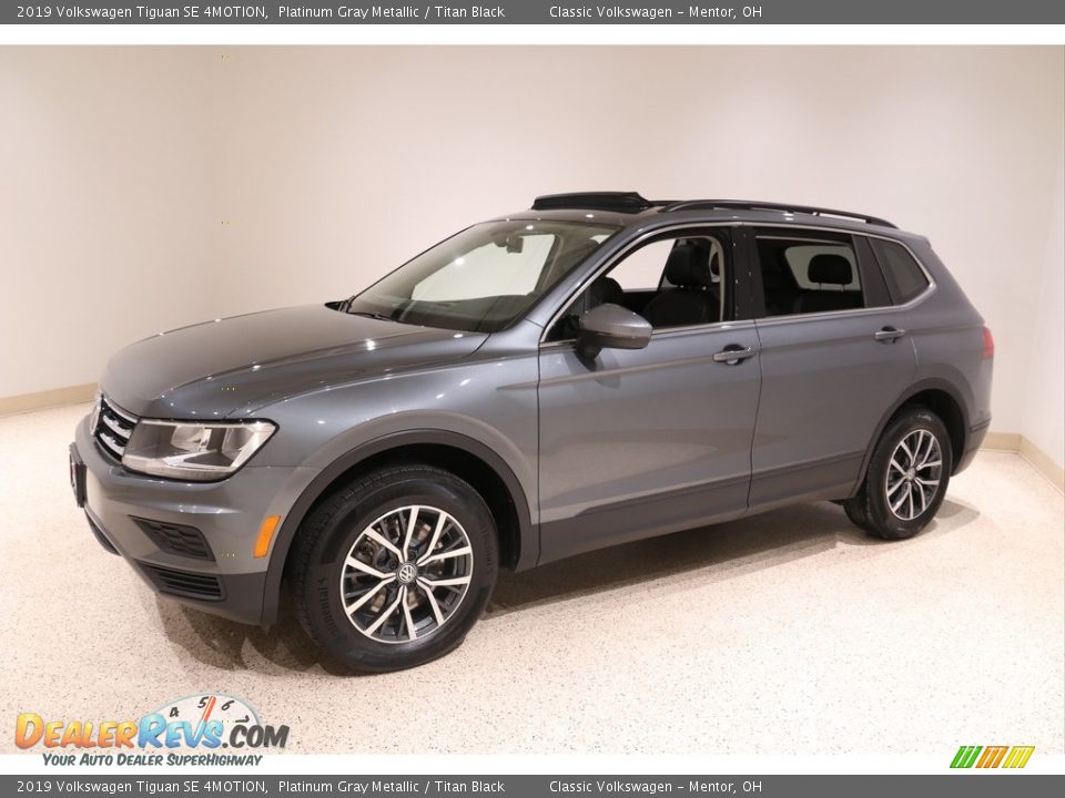 2019 Volkswagen Tiguan SE 4MOTION Platinum Gray Metallic / Titan Black Photo #3