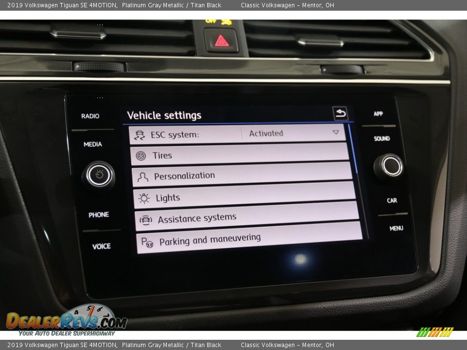 2019 Volkswagen Tiguan SE 4MOTION Platinum Gray Metallic / Titan Black Photo #11