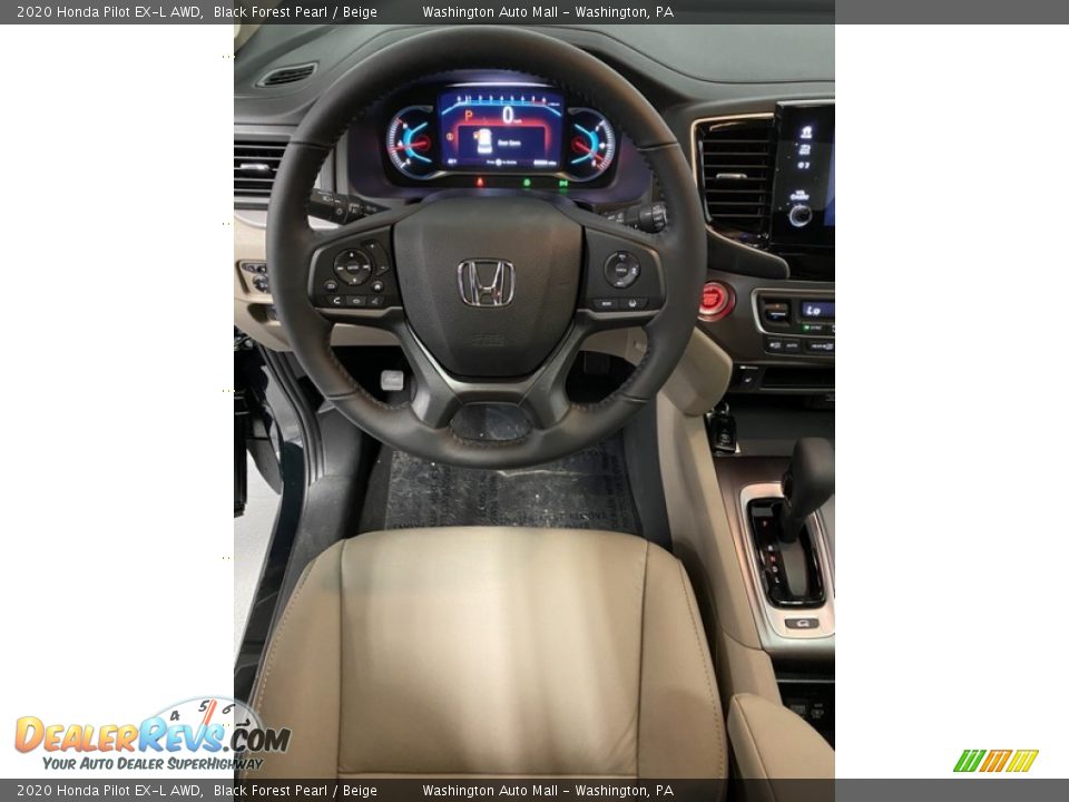 2020 Honda Pilot EX-L AWD Steering Wheel Photo #13