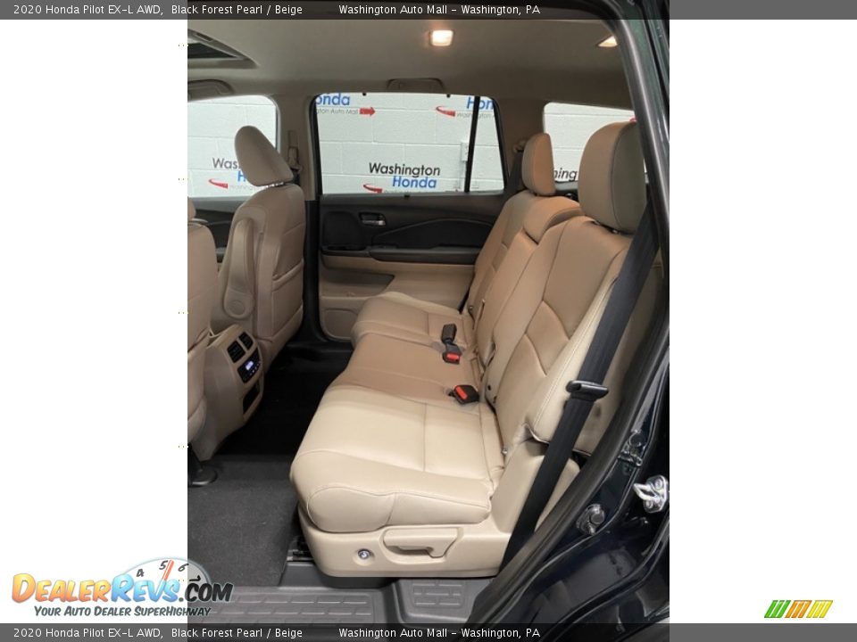 2020 Honda Pilot EX-L AWD Black Forest Pearl / Beige Photo #18