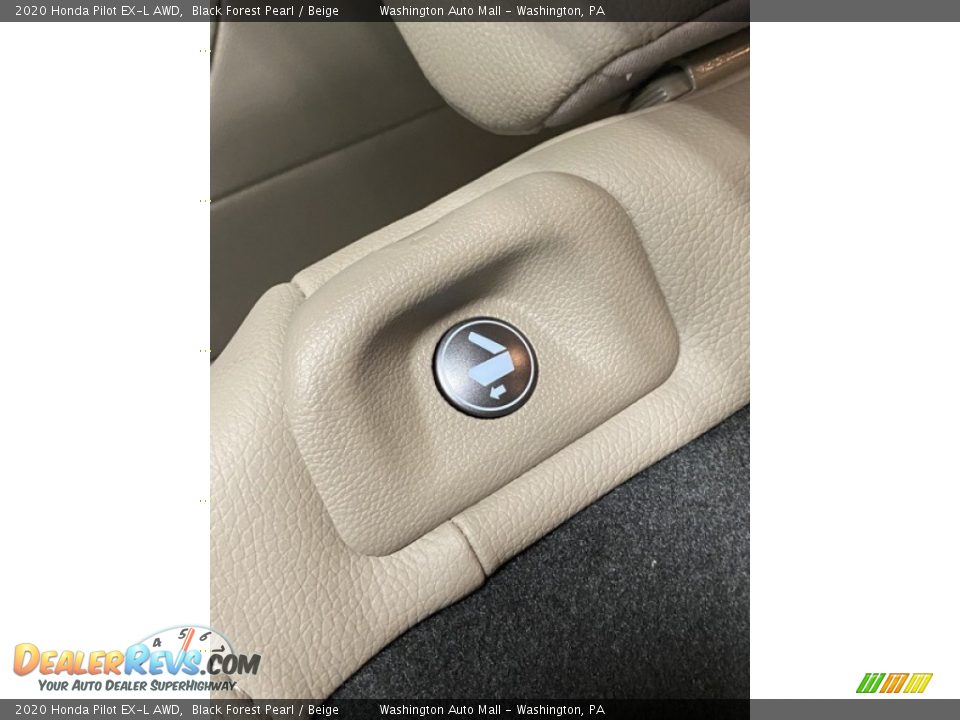2020 Honda Pilot EX-L AWD Black Forest Pearl / Beige Photo #20