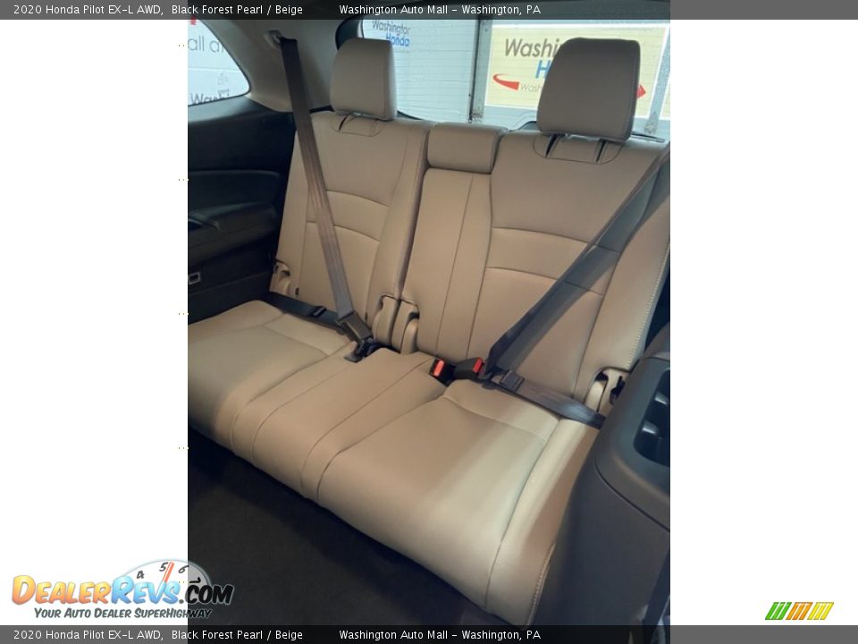 2020 Honda Pilot EX-L AWD Black Forest Pearl / Beige Photo #21