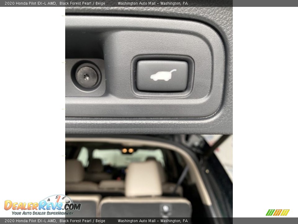 2020 Honda Pilot EX-L AWD Black Forest Pearl / Beige Photo #24