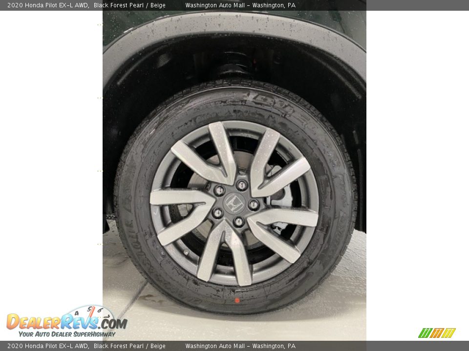 2020 Honda Pilot EX-L AWD Black Forest Pearl / Beige Photo #28