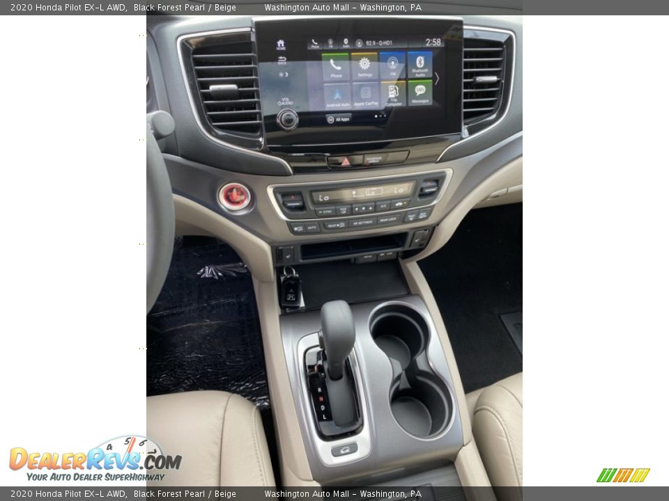 2020 Honda Pilot EX-L AWD Black Forest Pearl / Beige Photo #30