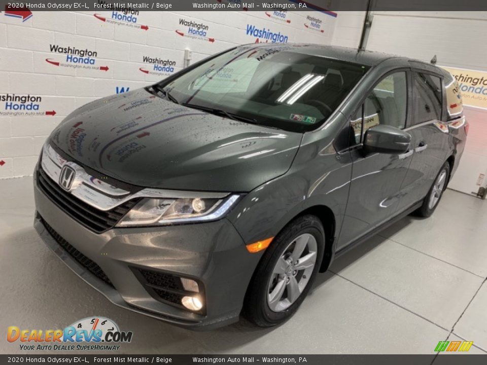 2020 Honda Odyssey EX-L Forest Mist Metallic / Beige Photo #4