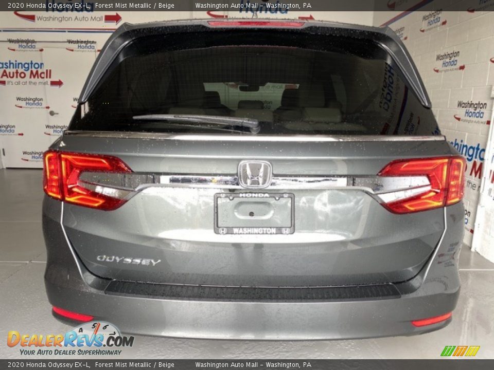 2020 Honda Odyssey EX-L Forest Mist Metallic / Beige Photo #7