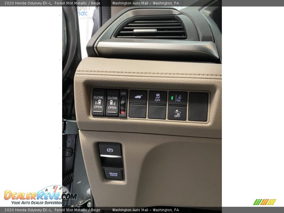 2020 Honda Odyssey EX-L Forest Mist Metallic / Beige Photo #12
