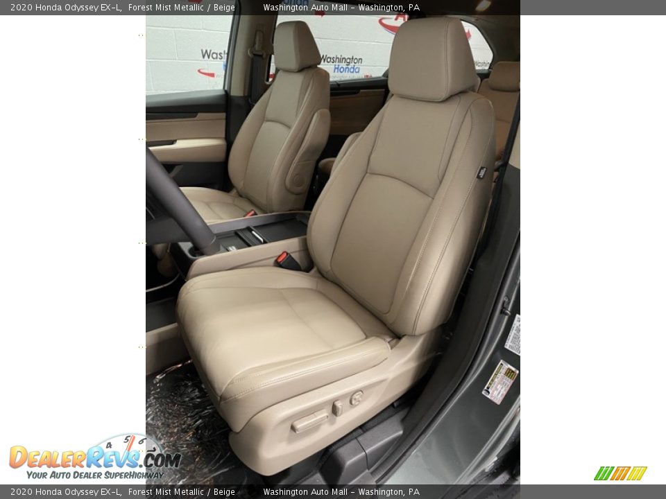 2020 Honda Odyssey EX-L Forest Mist Metallic / Beige Photo #14