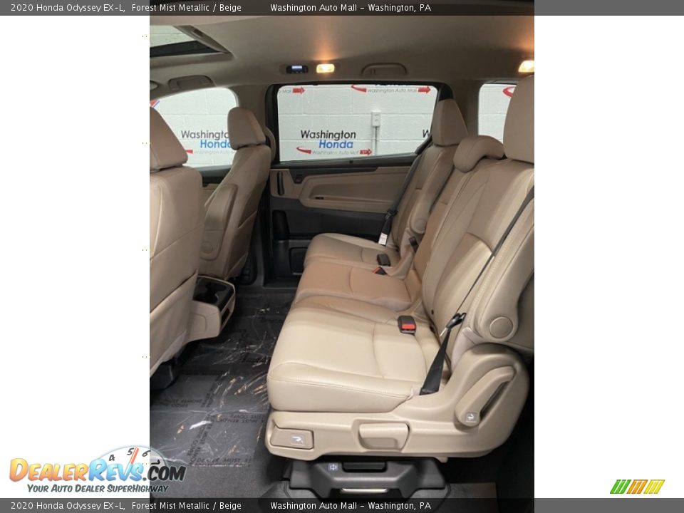 2020 Honda Odyssey EX-L Forest Mist Metallic / Beige Photo #17