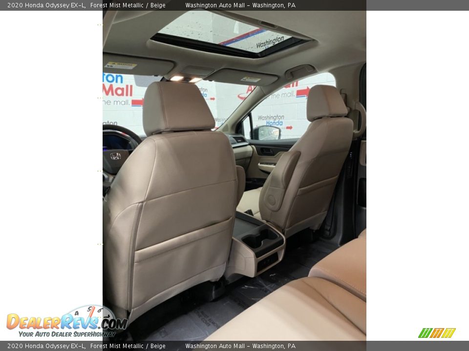 2020 Honda Odyssey EX-L Forest Mist Metallic / Beige Photo #18