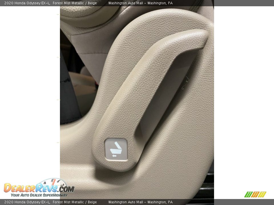 2020 Honda Odyssey EX-L Forest Mist Metallic / Beige Photo #19