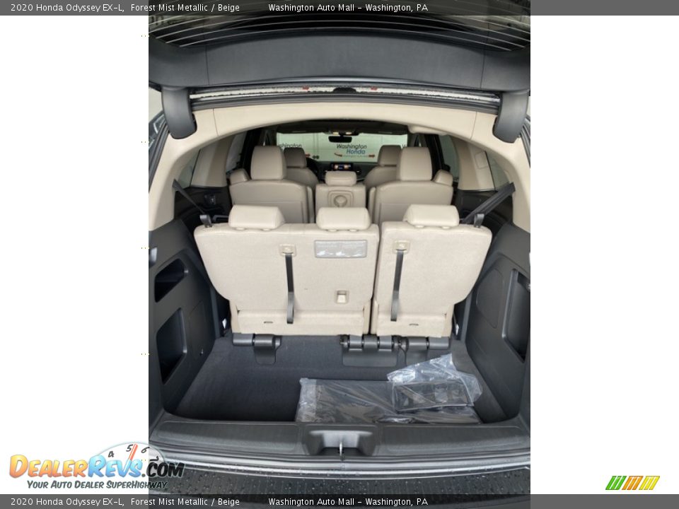 2020 Honda Odyssey EX-L Forest Mist Metallic / Beige Photo #21
