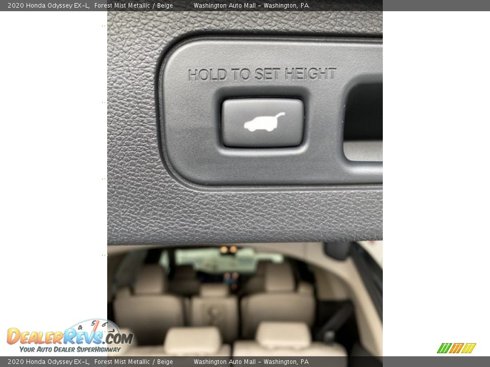 2020 Honda Odyssey EX-L Forest Mist Metallic / Beige Photo #22
