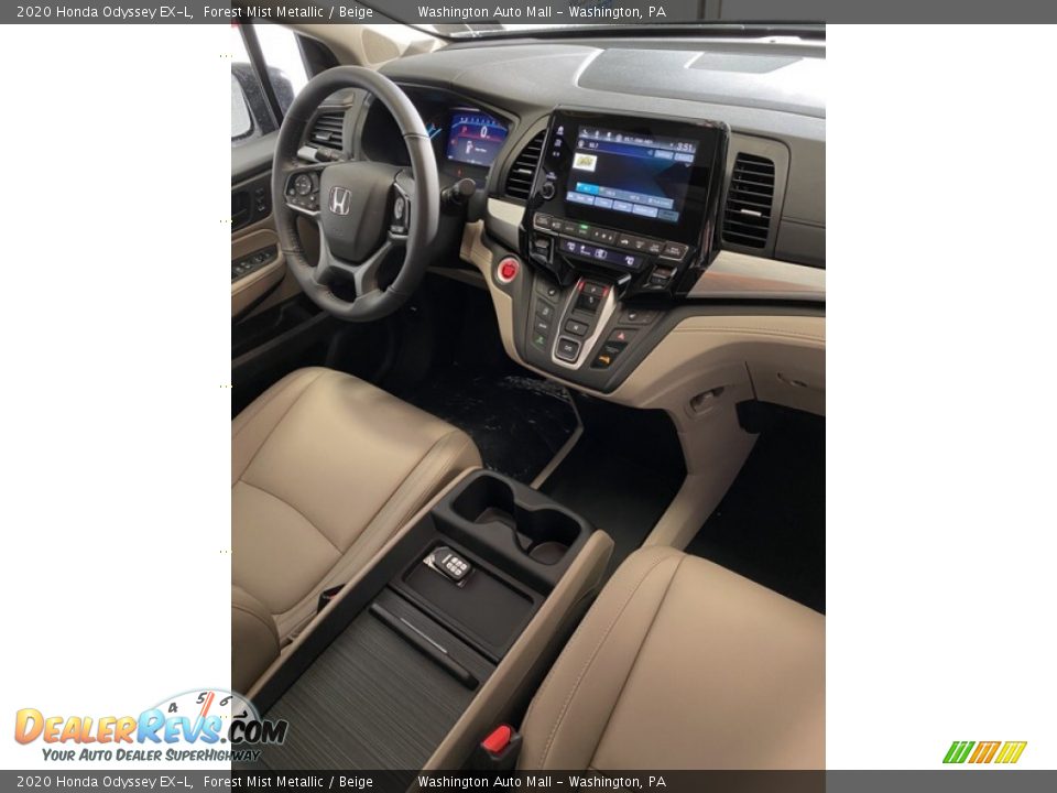 2020 Honda Odyssey EX-L Forest Mist Metallic / Beige Photo #23