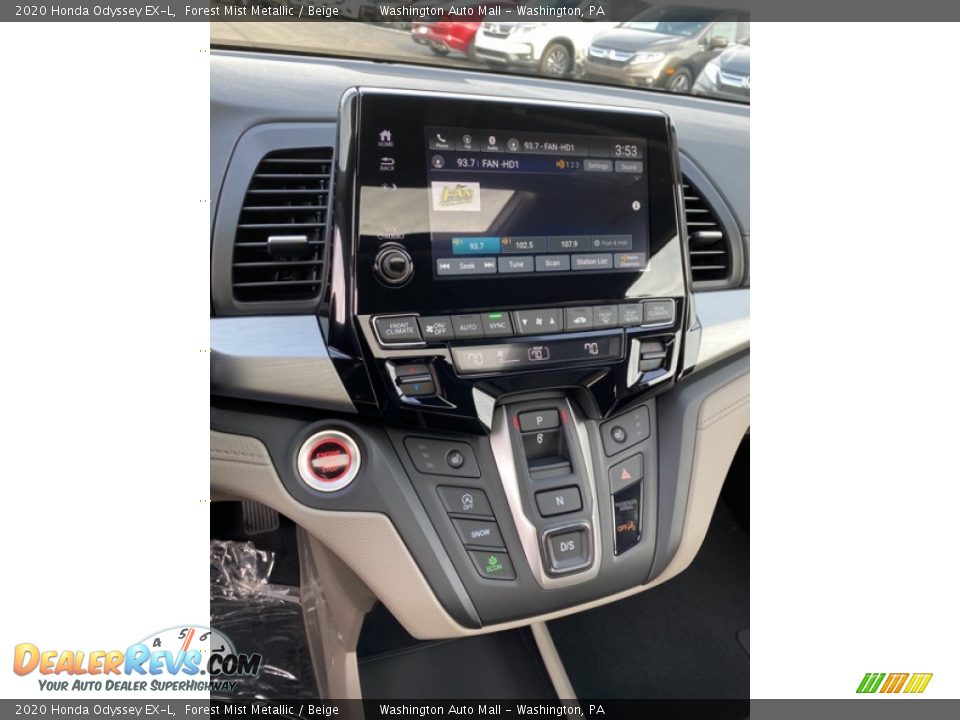 2020 Honda Odyssey EX-L Forest Mist Metallic / Beige Photo #27