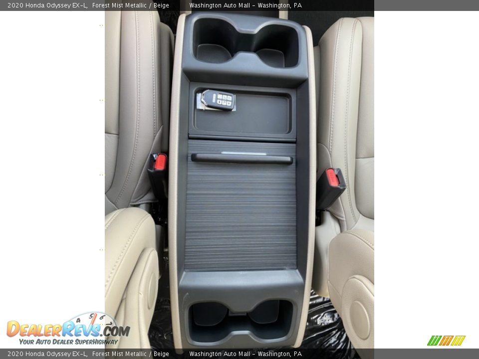 2020 Honda Odyssey EX-L Forest Mist Metallic / Beige Photo #29