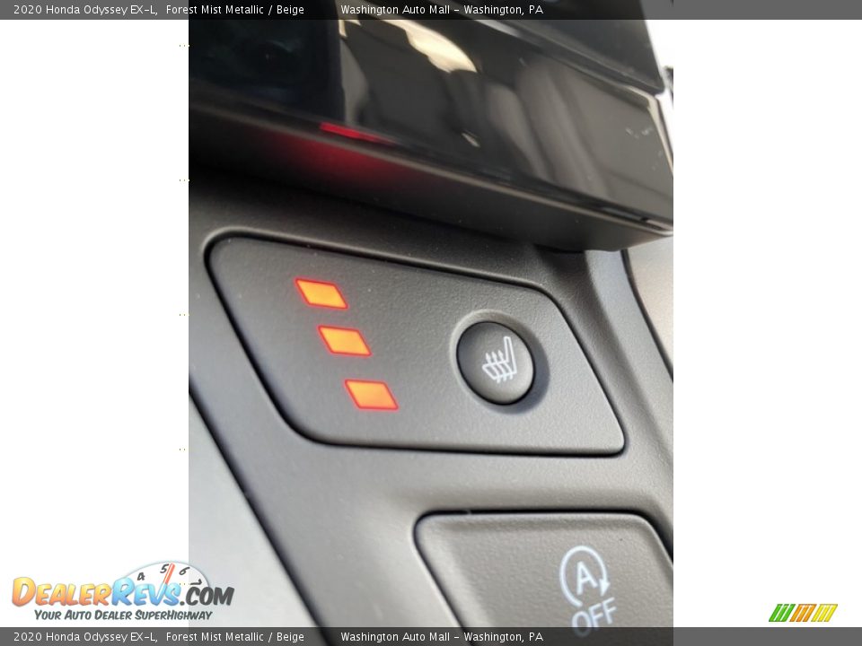 2020 Honda Odyssey EX-L Forest Mist Metallic / Beige Photo #31