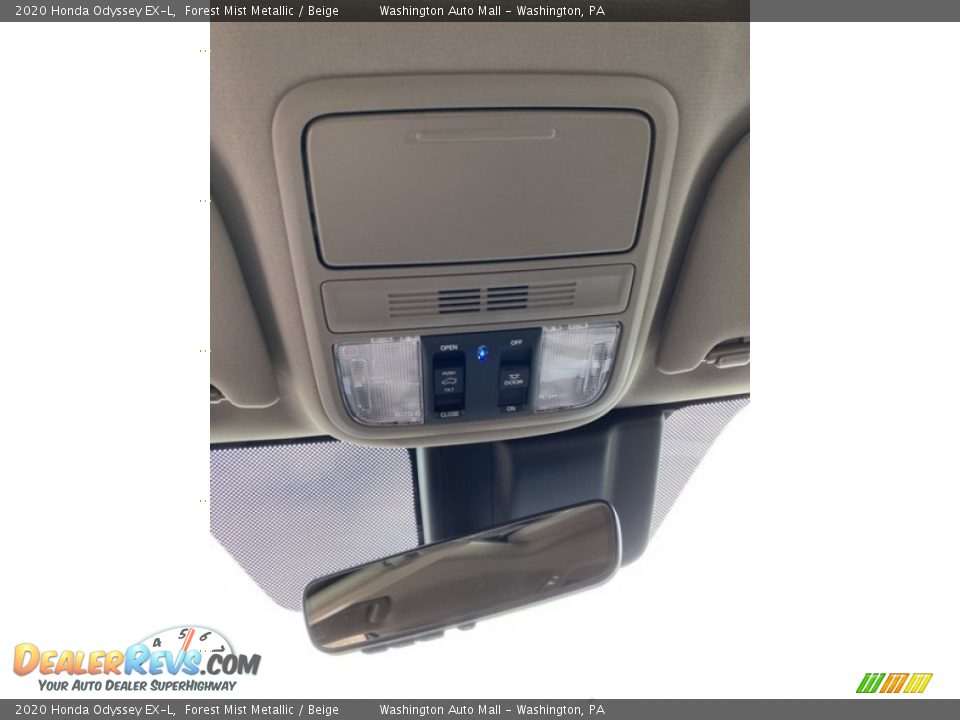 2020 Honda Odyssey EX-L Forest Mist Metallic / Beige Photo #32