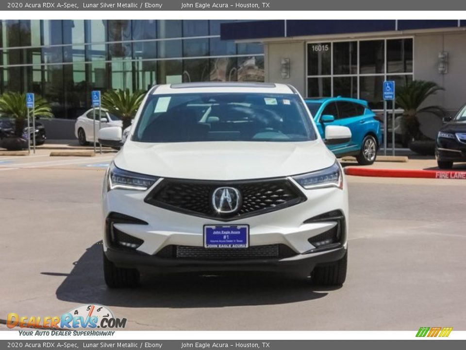 2020 Acura RDX A-Spec Lunar Silver Metallic / Ebony Photo #2