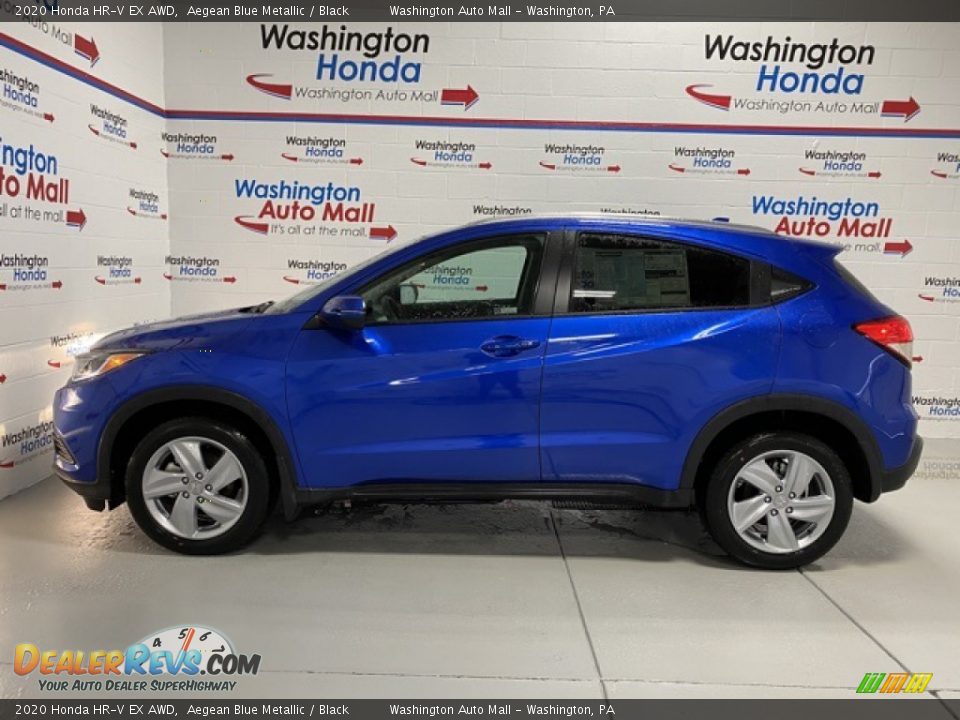2020 Honda HR-V EX AWD Aegean Blue Metallic / Black Photo #5