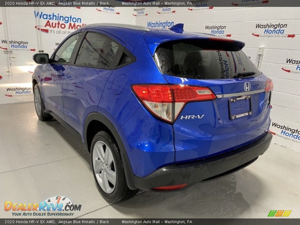 2020 Honda HR-V EX AWD Aegean Blue Metallic / Black Photo #6