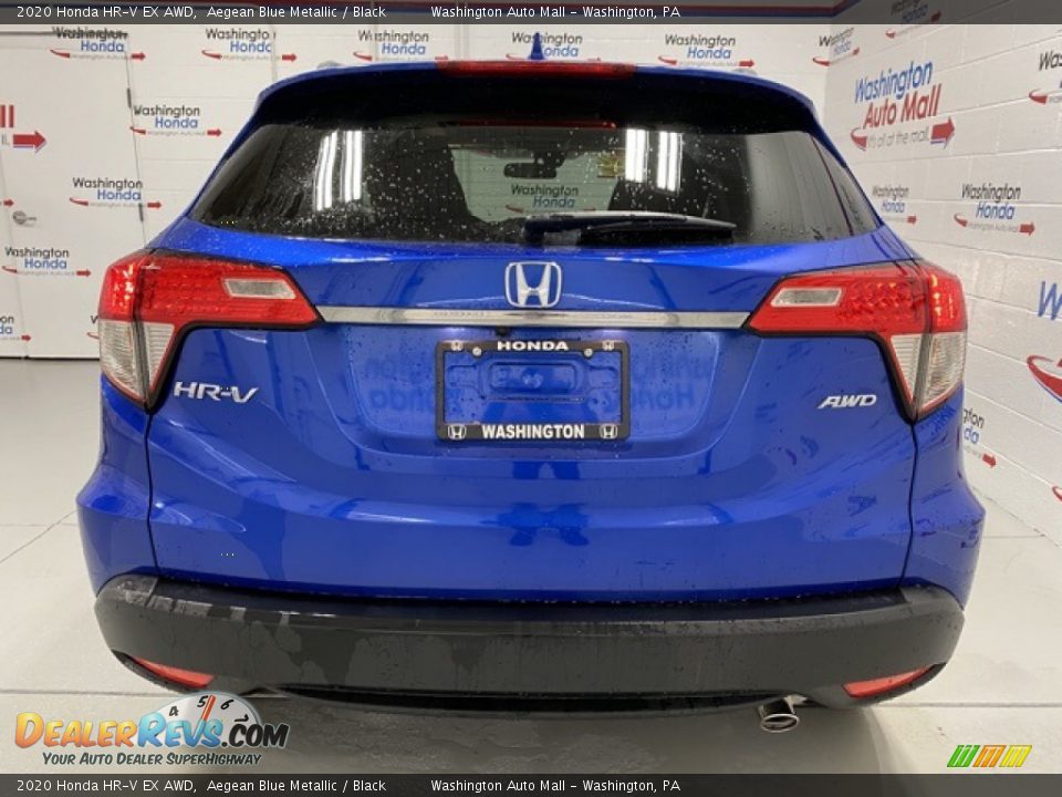 2020 Honda HR-V EX AWD Aegean Blue Metallic / Black Photo #7