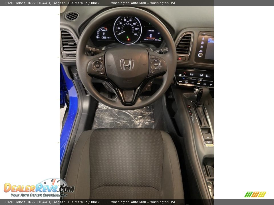 2020 Honda HR-V EX AWD Aegean Blue Metallic / Black Photo #13