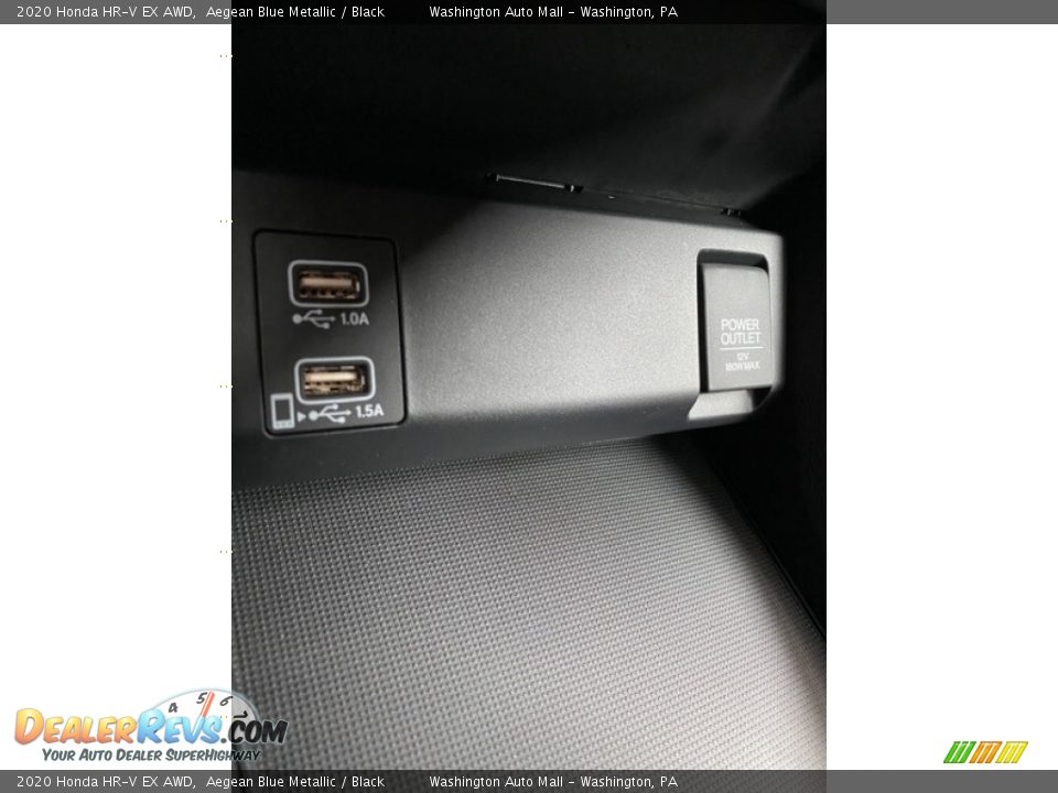 2020 Honda HR-V EX AWD Aegean Blue Metallic / Black Photo #34
