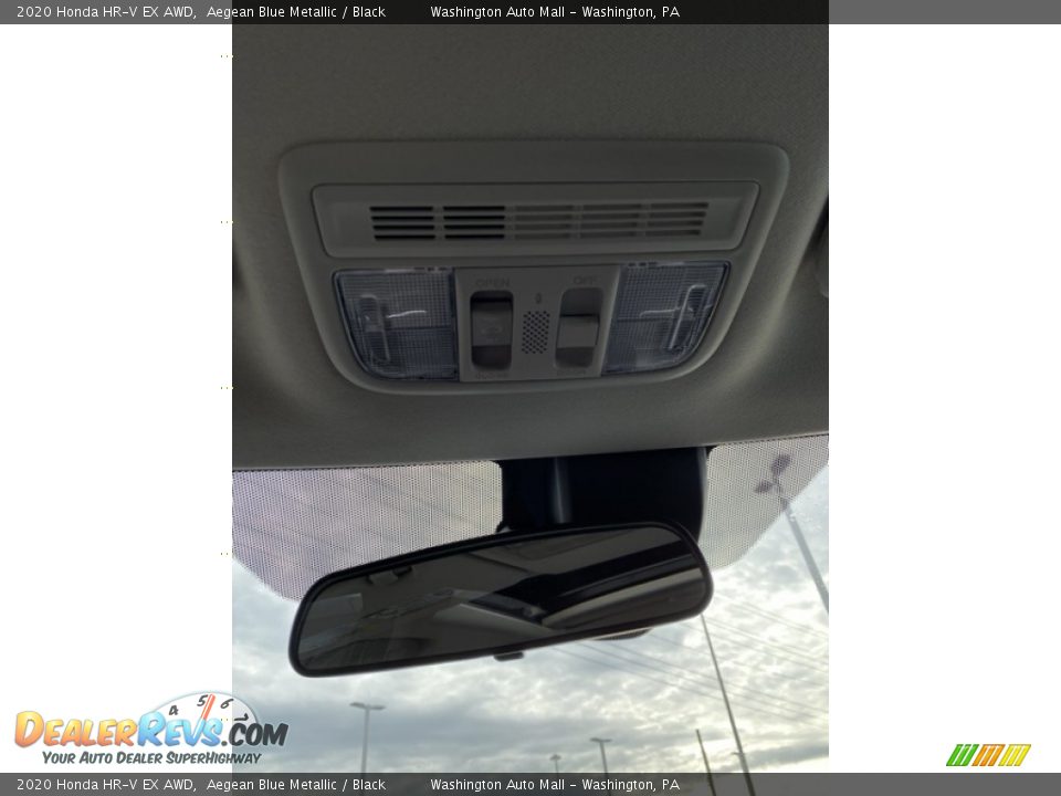 2020 Honda HR-V EX AWD Aegean Blue Metallic / Black Photo #35