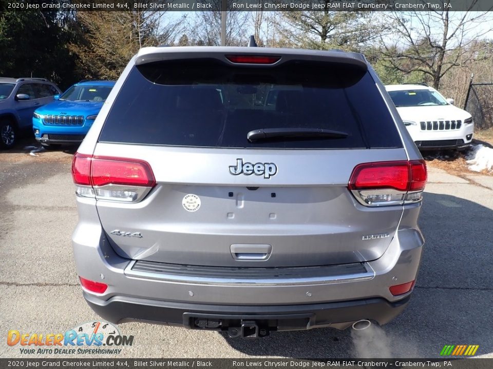 2020 Jeep Grand Cherokee Limited 4x4 Billet Silver Metallic / Black Photo #4
