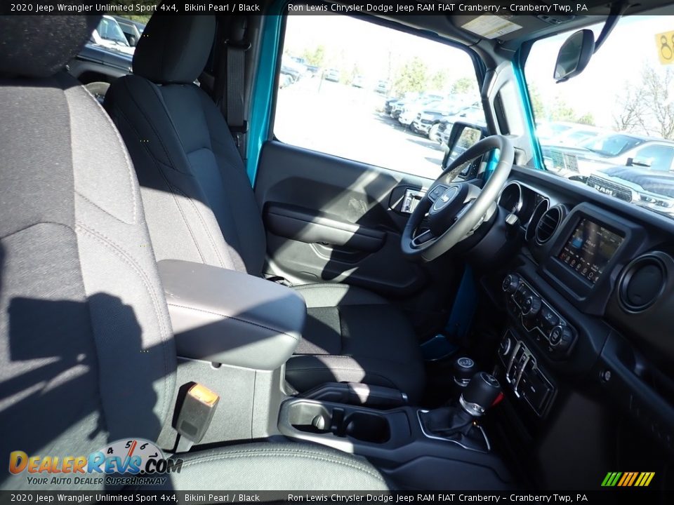 2020 Jeep Wrangler Unlimited Sport 4x4 Bikini Pearl / Black Photo #10