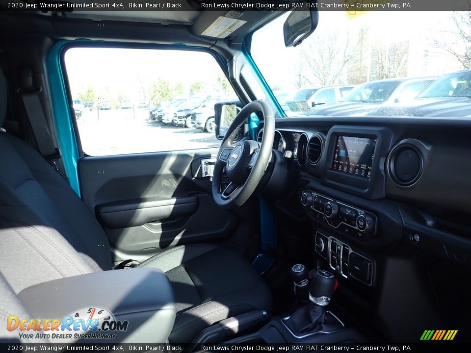 2020 Jeep Wrangler Unlimited Sport 4x4 Bikini Pearl / Black Photo #11