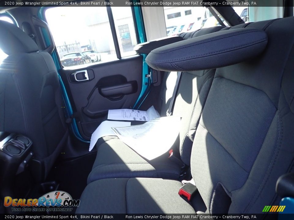 2020 Jeep Wrangler Unlimited Sport 4x4 Bikini Pearl / Black Photo #12