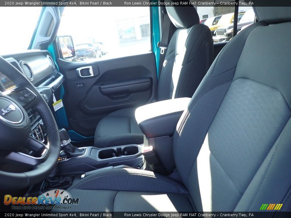 2020 Jeep Wrangler Unlimited Sport 4x4 Bikini Pearl / Black Photo #13