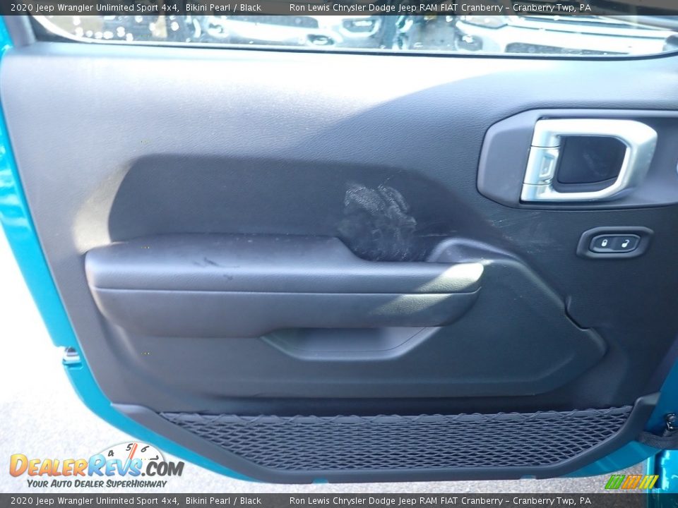 2020 Jeep Wrangler Unlimited Sport 4x4 Bikini Pearl / Black Photo #14