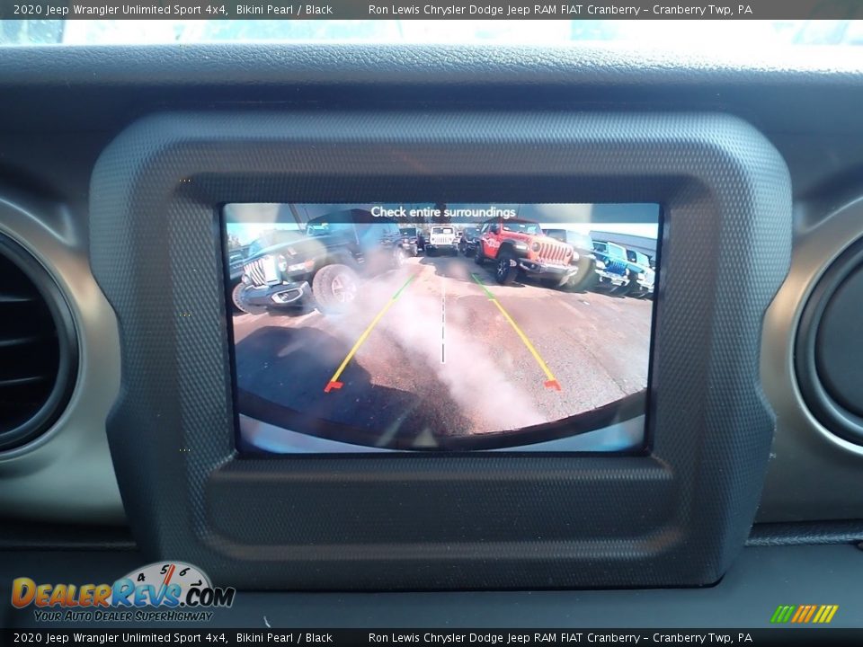 2020 Jeep Wrangler Unlimited Sport 4x4 Bikini Pearl / Black Photo #17