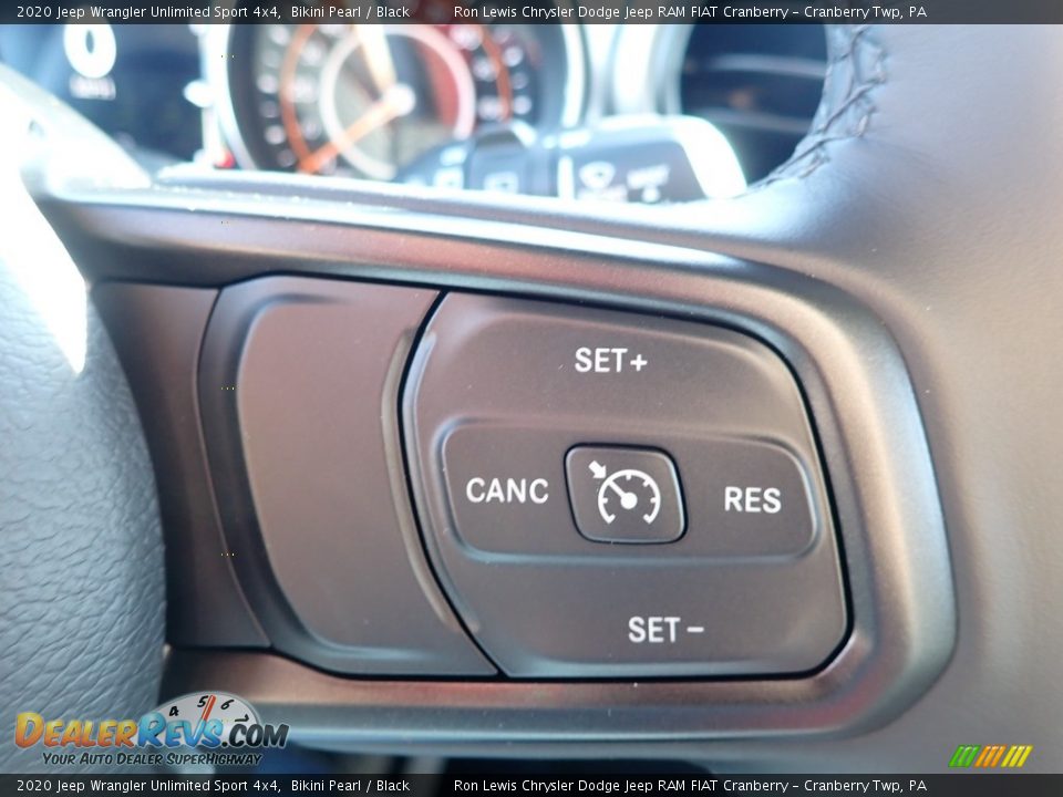 2020 Jeep Wrangler Unlimited Sport 4x4 Bikini Pearl / Black Photo #18