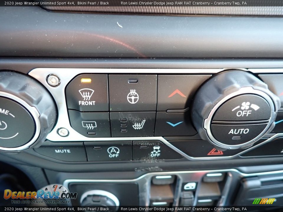 2020 Jeep Wrangler Unlimited Sport 4x4 Bikini Pearl / Black Photo #20