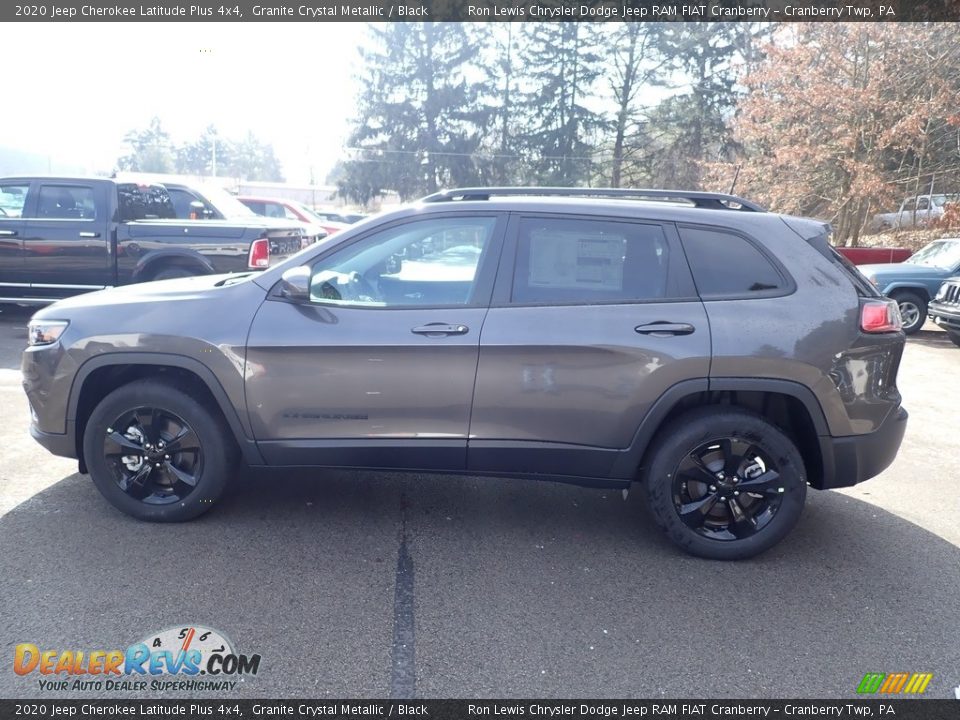 2020 Jeep Cherokee Latitude Plus 4x4 Granite Crystal Metallic / Black Photo #2