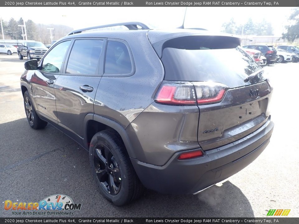 2020 Jeep Cherokee Latitude Plus 4x4 Granite Crystal Metallic / Black Photo #3