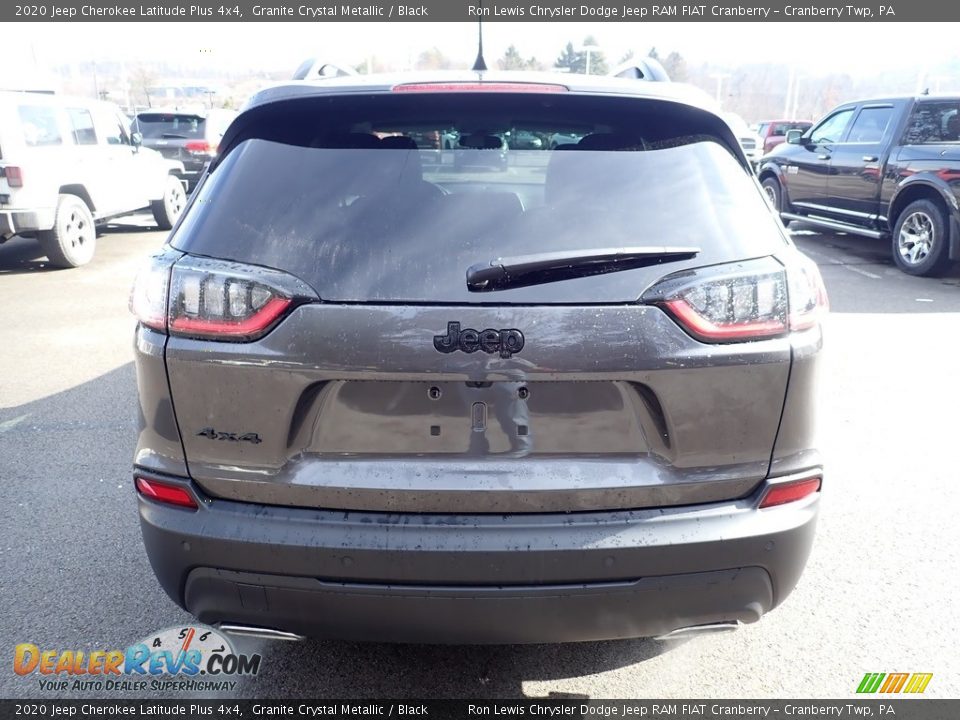 2020 Jeep Cherokee Latitude Plus 4x4 Granite Crystal Metallic / Black Photo #4