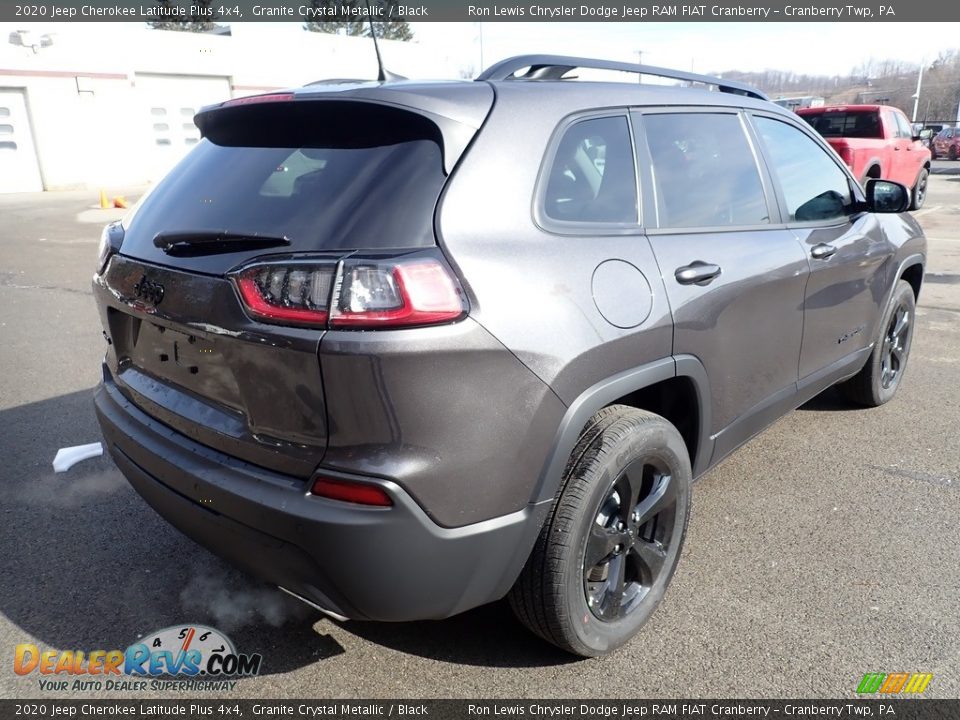 2020 Jeep Cherokee Latitude Plus 4x4 Granite Crystal Metallic / Black Photo #5