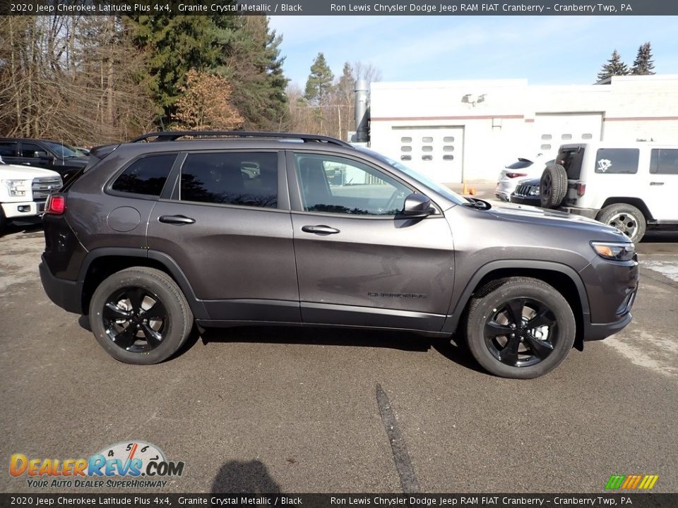 2020 Jeep Cherokee Latitude Plus 4x4 Granite Crystal Metallic / Black Photo #6