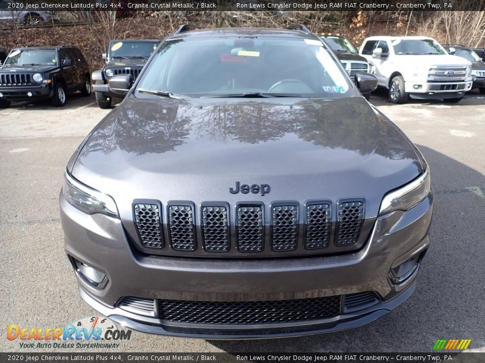 2020 Jeep Cherokee Latitude Plus 4x4 Granite Crystal Metallic / Black Photo #8